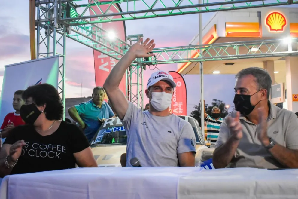 El TC fue presentado en Viedma con la presencia del campeón Mariano Werner y los locales Manu Urcera y Joaquín Ochoa 