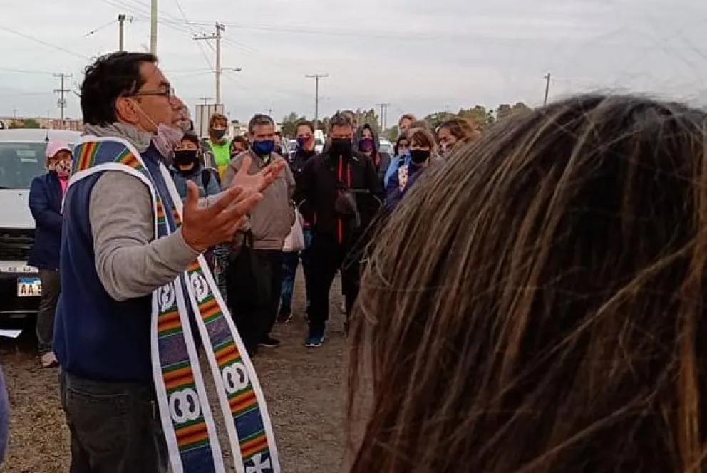La fuerza de la fe hizo caminar 30 kilómetros a peregrinos hasta Ceferino Namuncurá