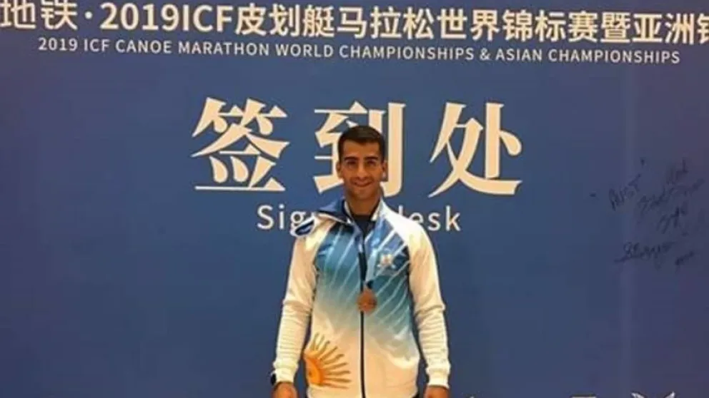 Franco Balboa, campeón mundial de canotaje, no irá a juicio por el robo de bicicletas