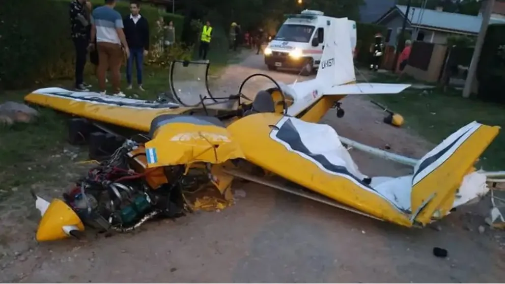 Horror en el aire: se accidentó un piloto de avioneta que estuvo en Patagones 