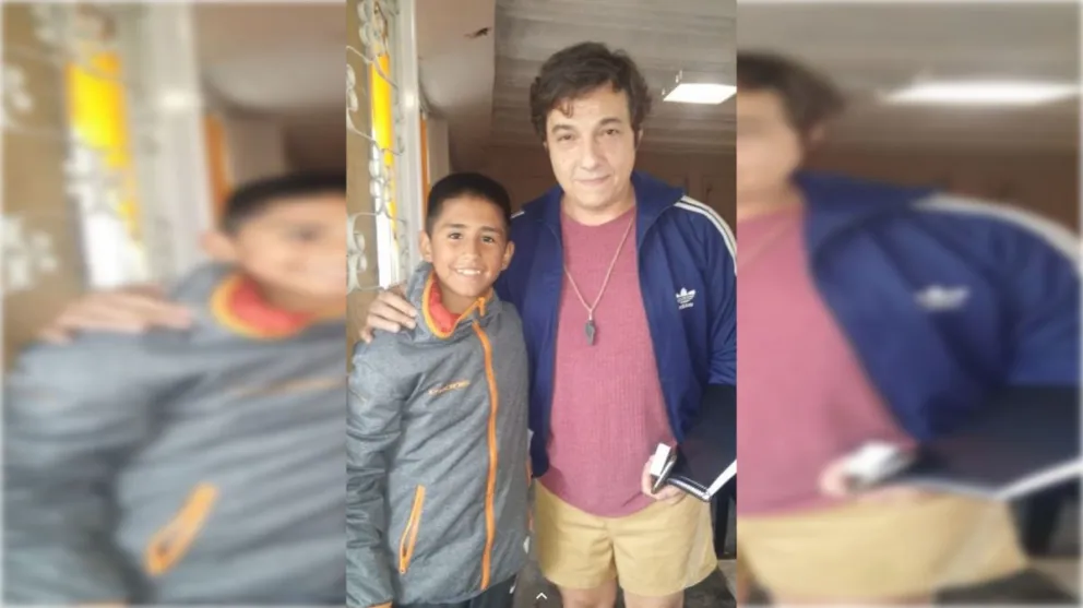 Quién es Claudio Ñancufil, el nene de Río Negro que se puso en las piernas de Diego en Maradona: sueño bendito