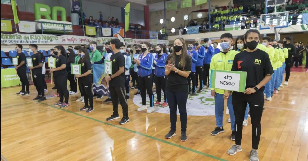 Los Juegos Nacionales de la Araucanía quedaron oficialmente inaugurados en Río Negro