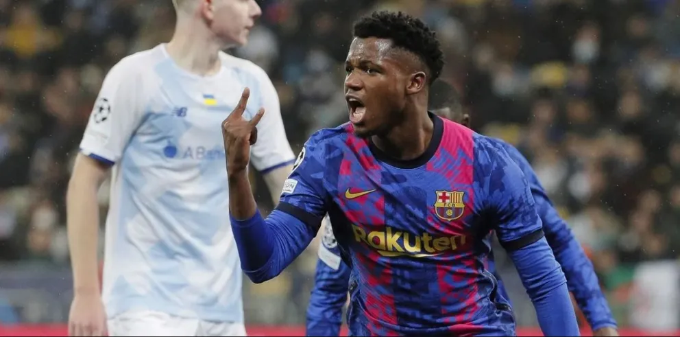 Para vos, Kun: Ansu Fati le dio el triunfo a Barcelona y le dedicó el gol a Agüero