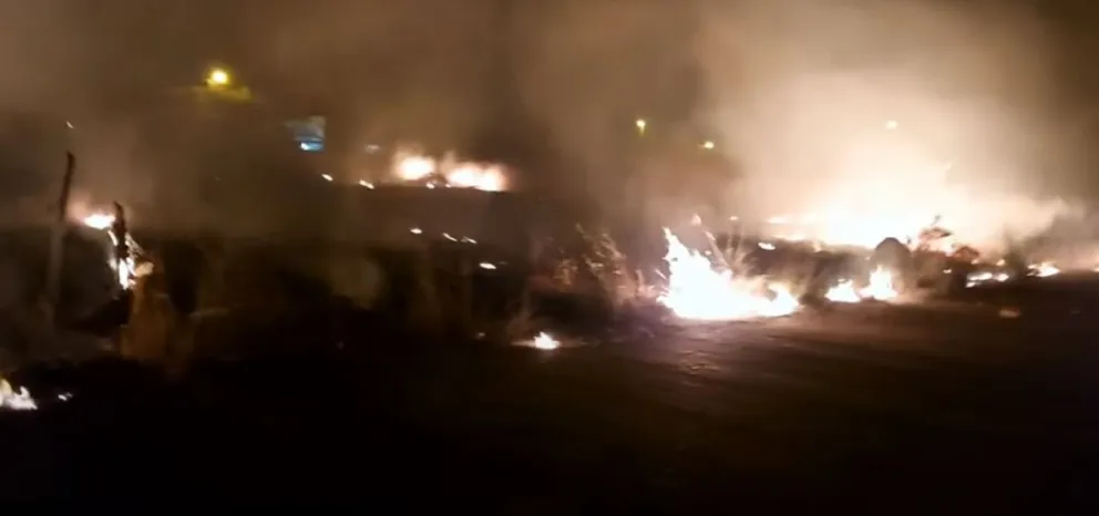 Empezaron a los gritos por un incendio, pero era una quema controlada