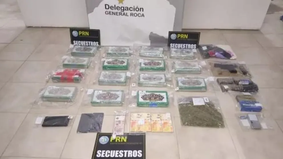 Golpe al narcotráfico: desbarataron una banda que operaba en la zona