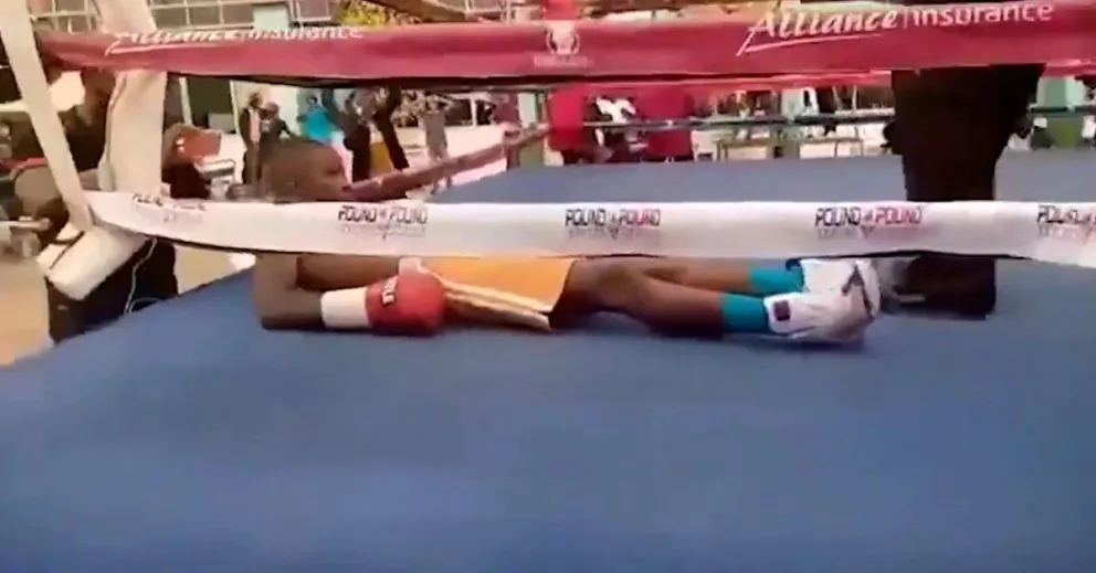 Impactante video: murió un joven boxeador tras colapsar después de un terrible nocaut