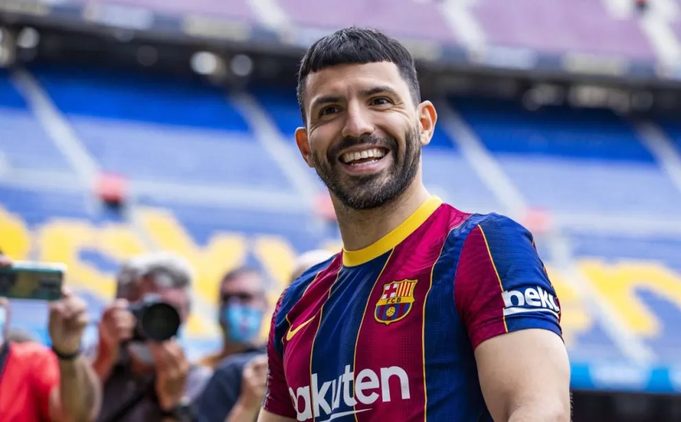 El Kun Agüero recibió el alta y agradeció el apoyo con un mensaje para los hinchas