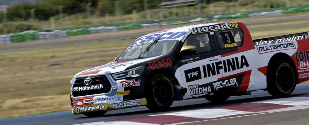 Werner vuela más fuerte que el viento viedmense: ahora se lució con la Pick Up