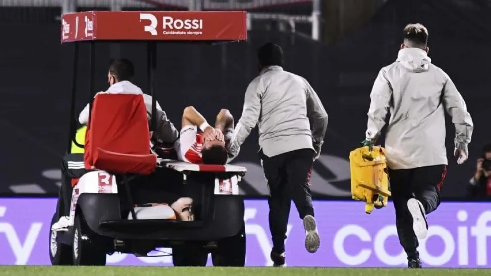 River: Se confirmó la grave lesión del juvenil Peña Biafore