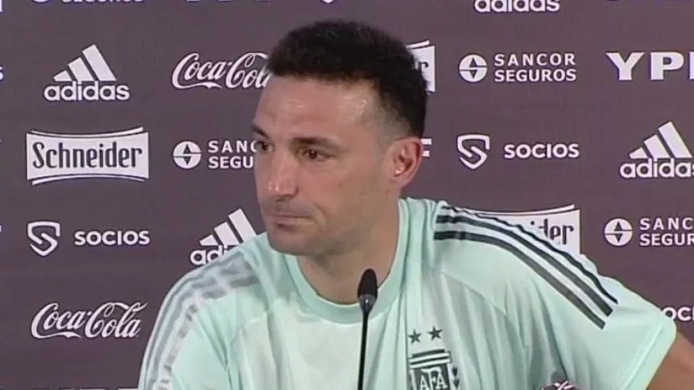 Video: Scaloni se emocionó al hablar de la salud de sus padres