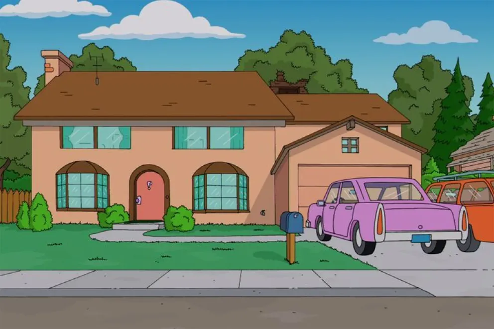 Empresa de bienes raíces estimó cuánto valdría la casa de los Simpson si realmente existiera