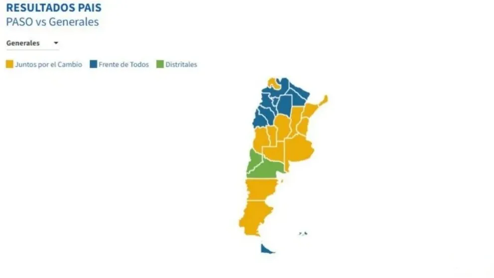 Elecciones 2021: Así queda el mapa político en la Argentina