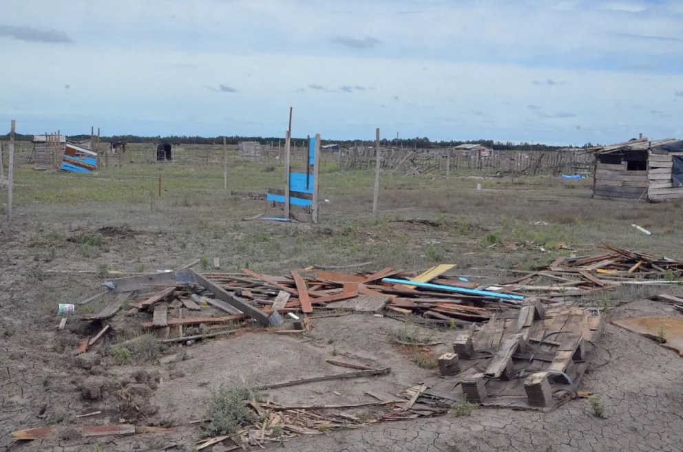 Sobre los terrenos se encuentra lo que es hoy la Toma ARA San Juan.