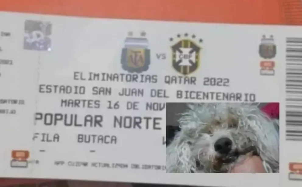 Se les perdió su perrita y ofrecen una entrada para ver a Messi como recompensa