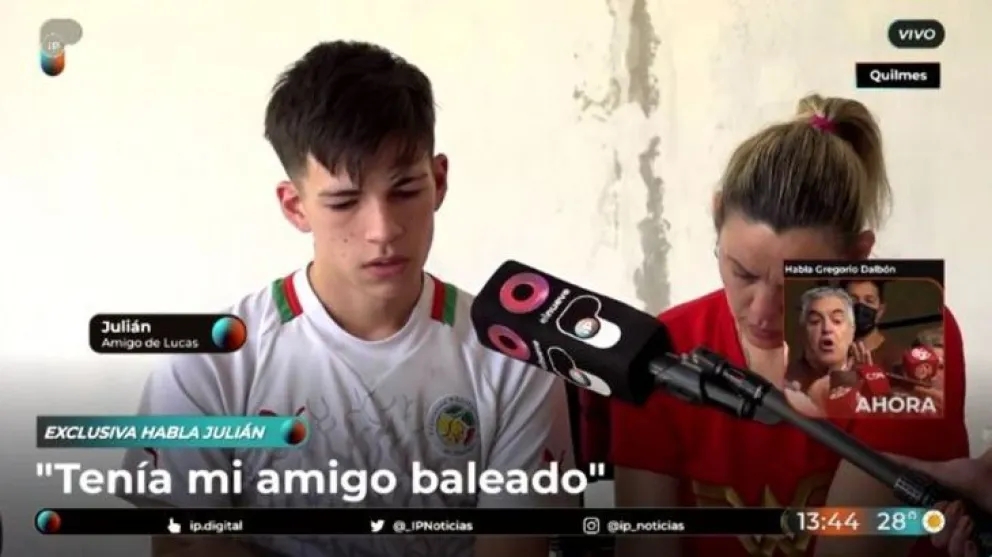 El duro testimonio del amigo de Lucas: "Nos dijeron que éramos unos villeros y que nos tenían que dar un tiro en la cabeza”