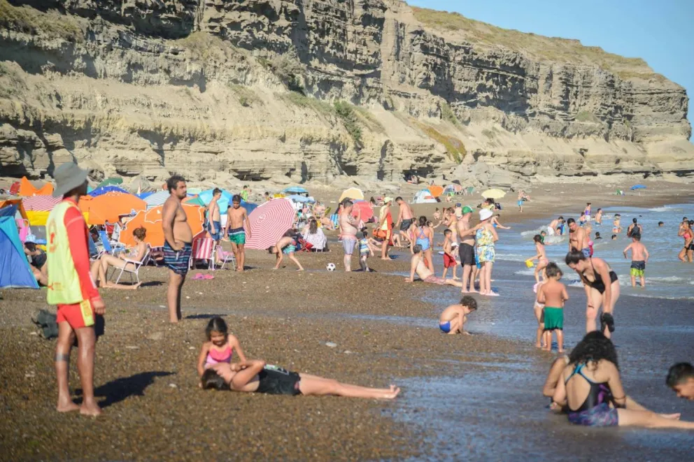 En verano la playa de La Lobería es una de las más elegidas. 