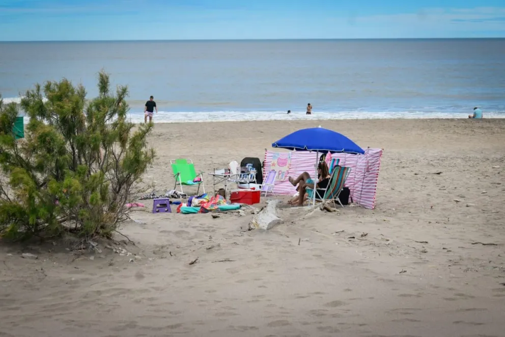 Cambió el viento y en cuestión de minutos la temperatura cayó casi 10 grados