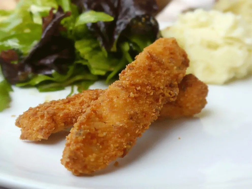 Bastoncitos de pollo en solo 5 pasos