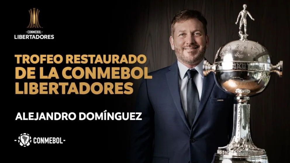 Así se restauró la Copa Libertadores con las chapas originales de cada club
