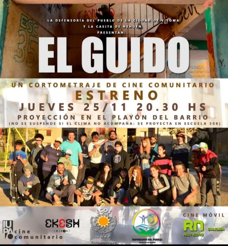 “El Guido”, un cortometraje que habla del barrio, desde el mismo barrio