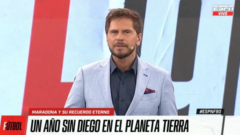 VIDEO: El Pollo Vignolo rememoró a Maradona con una emotiva editorial