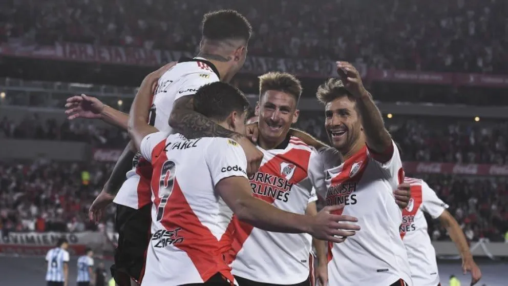 River goleó 4 a 0 a Racing y se consagró campeón de la Liga Profesional 