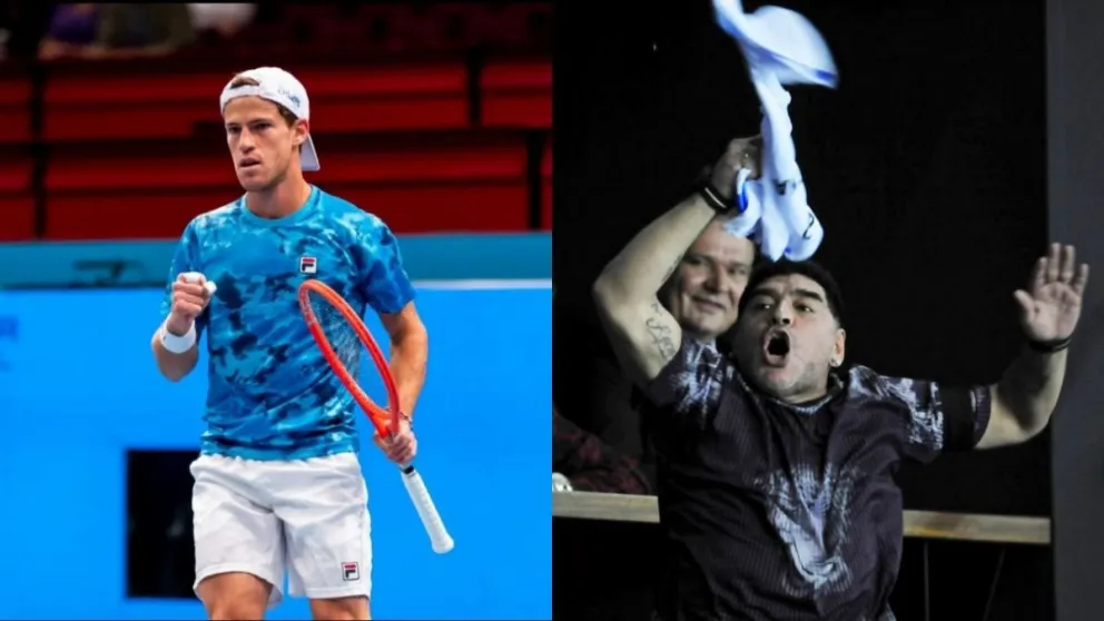 VIDEO: El Peque Schwartzman hizo público un inédito audio que le mandó Maradona