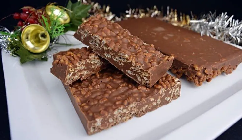 Fácil y económico: hacé tu propio turrón de chocolate con arroz inflado en sólo 10 minutos