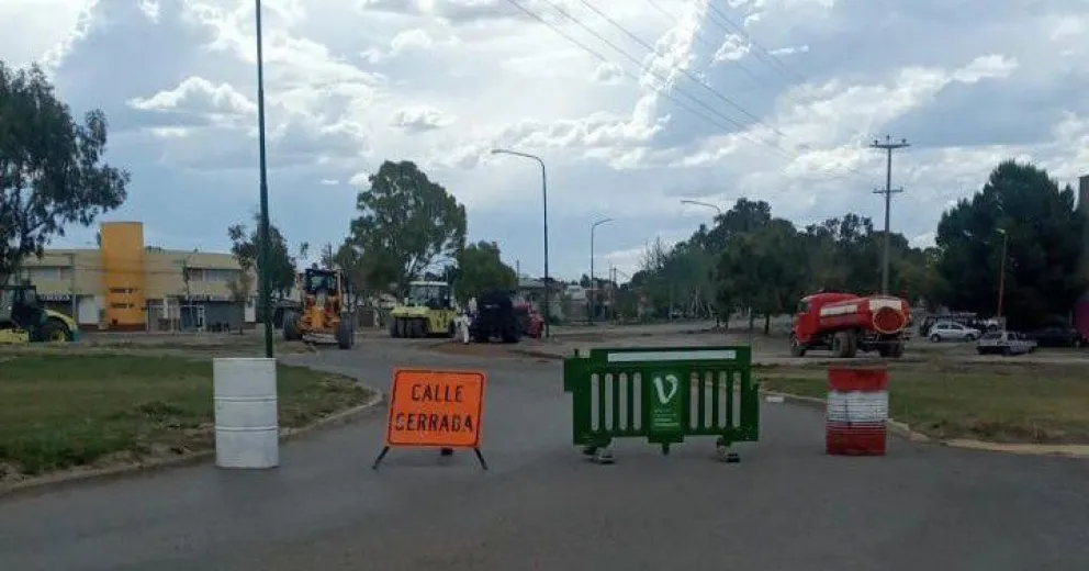 Hay que tomar precauciones en la avenida Presidente Perón
