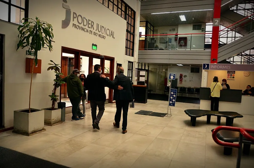 La audiencia se concretó en los tribunales de esta ciudad. Foto archivo.