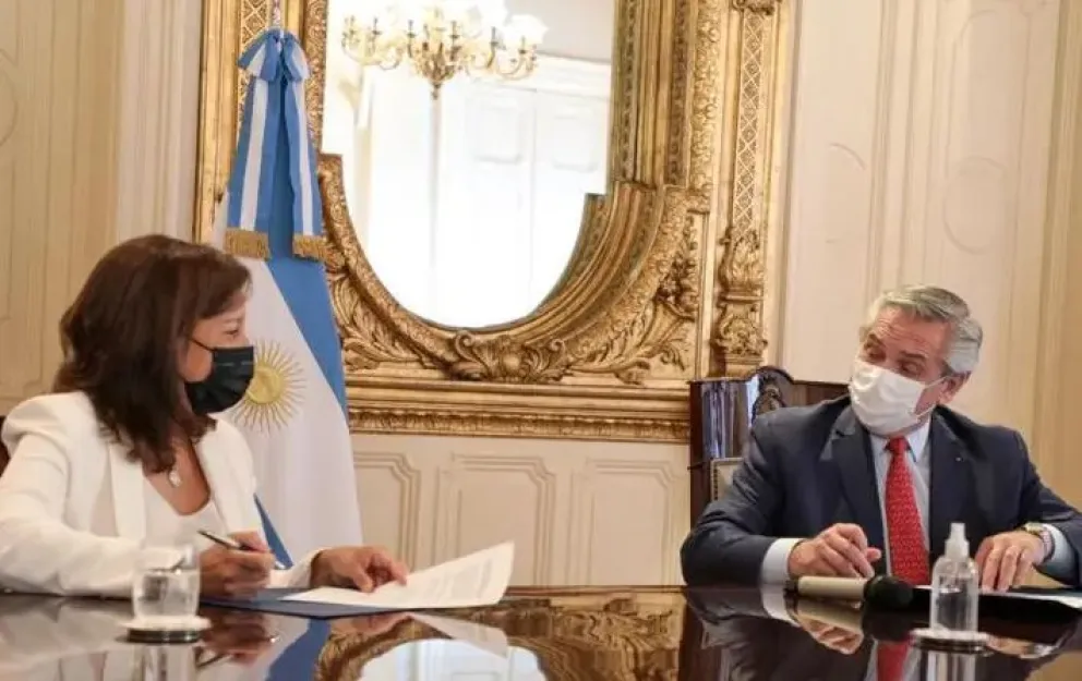 Hidrógeno Verde: Carreras y Fernández crean la Zona Franca de Sierra Grande