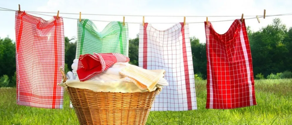 Dejá tus repasadores o paños de cocina impecables con estos sencillos trucos