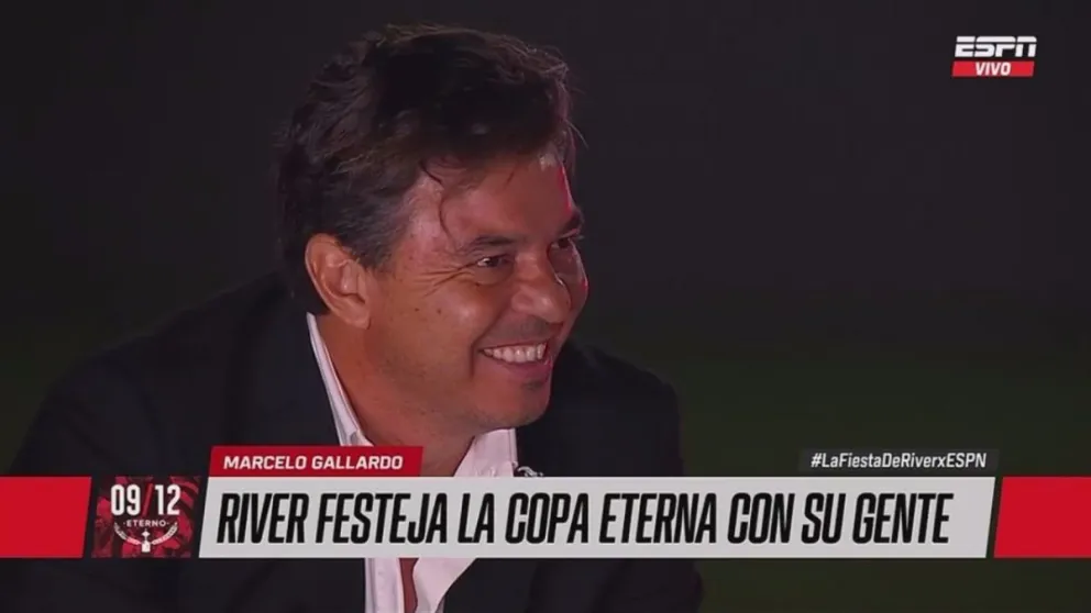 Un palito fiel a su estilo: Gallardo chicaneó a Boca en los festejos de la Libertadores 2018