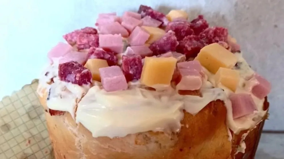 Llegó para quedarse: pan "dulce" con jamón, queso y salame para estas fiestas
