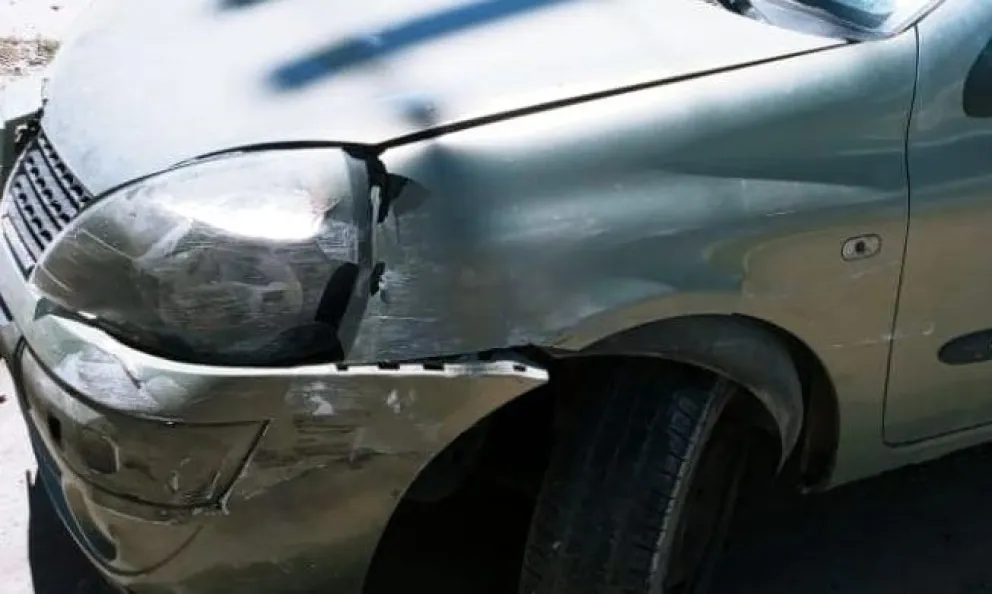 El choque y el ruido a chapa tuvo como escenario en el barrio Parque Independencia