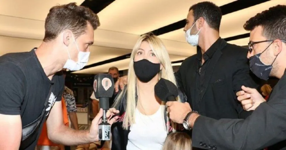 Wanda Nara llegó al país y apuntó contra la China Suárez: “la voy a ir a buscar”