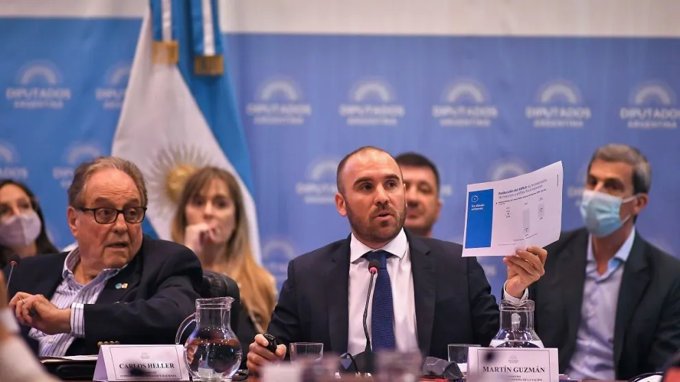 Presupuesto 2022: dólar, inflación e inversión, los tópicos que expuso Guzmán en el Congreso