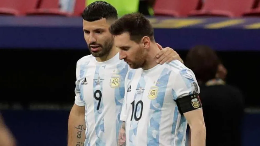 El emotivo posteo de Messi para su amigo el "Kun" Agüero