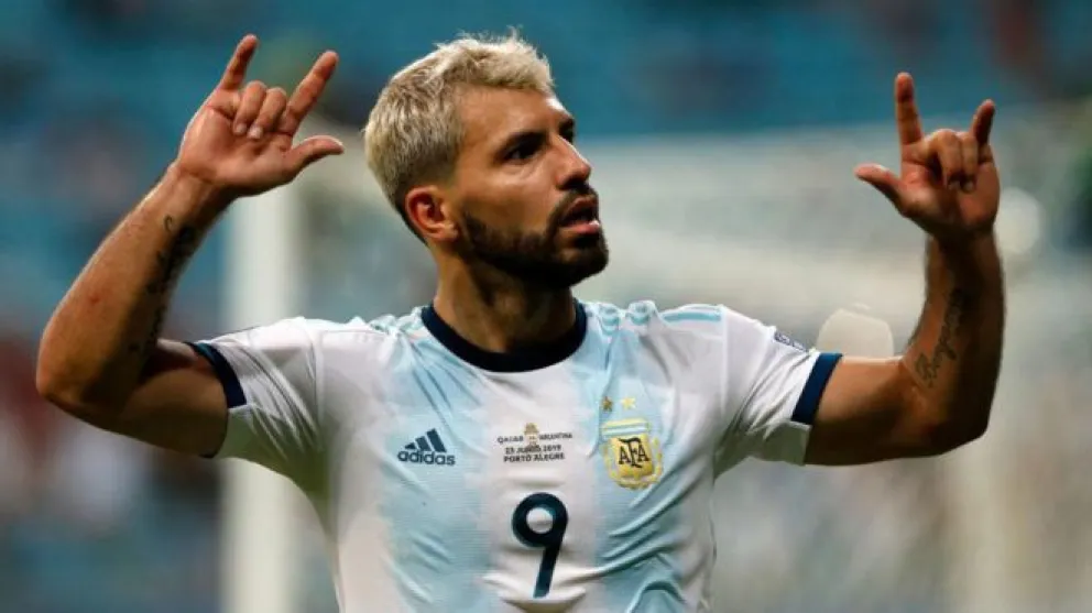 Reviví los 3 mejores goles del Kun Agüero en la Selección Argentina