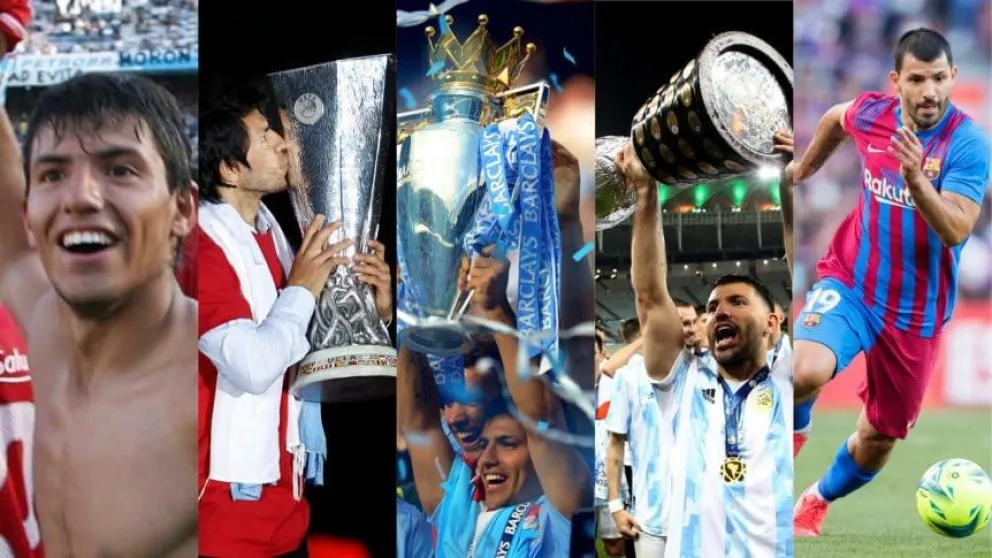 El retiro de Agüero: los cinco momentos de su carrera que eligió el Kun