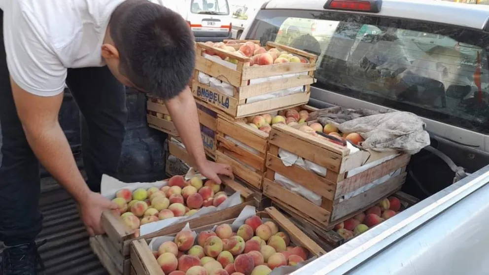 Decomisaron más de 300 kilos de frutas sin habilitación