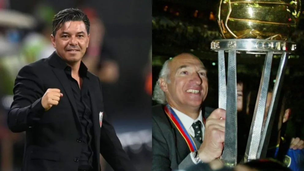 Marcelo Gallardo alcanzó a Carlos Bianchi y está a un paso de ser el DT argentino con más títulos
