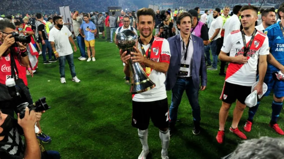 Un Leo Ponzio entre lágrimas se despidió con un mensaje para los dirigentes de River