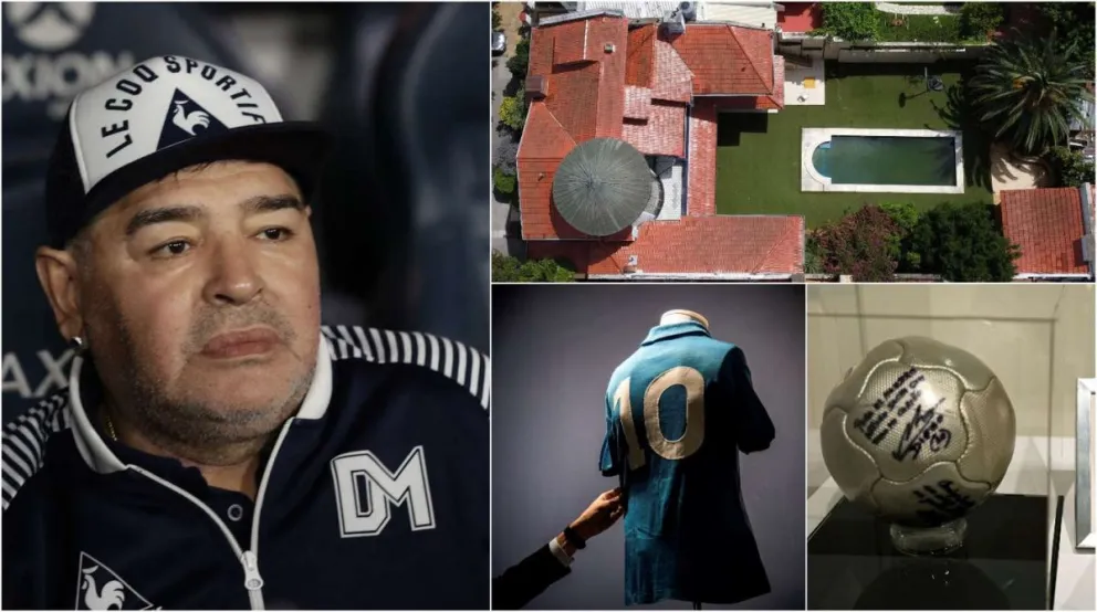 Se realizó la subasta de bienes de Diego Maradona: Qué se logró vender y a qué precios 