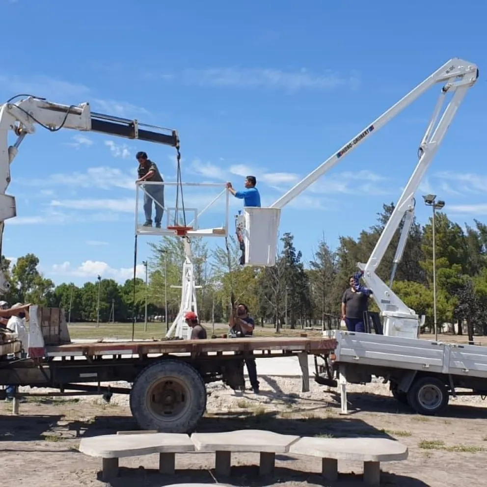 El Parque Ferreira contará en breve con una cancha de básquet