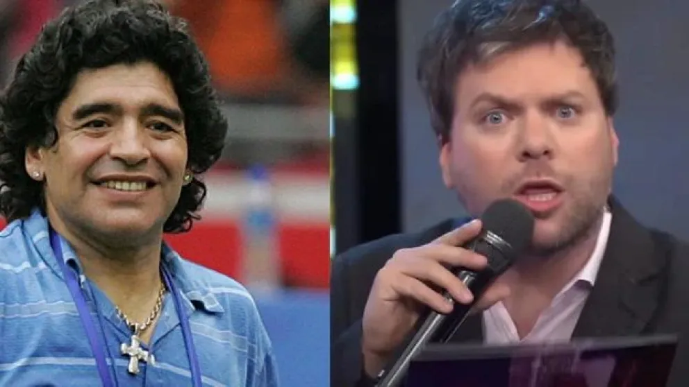 Guido Kaczka sorprendido al ver al doble de Diego Maradona: "Estás igual"