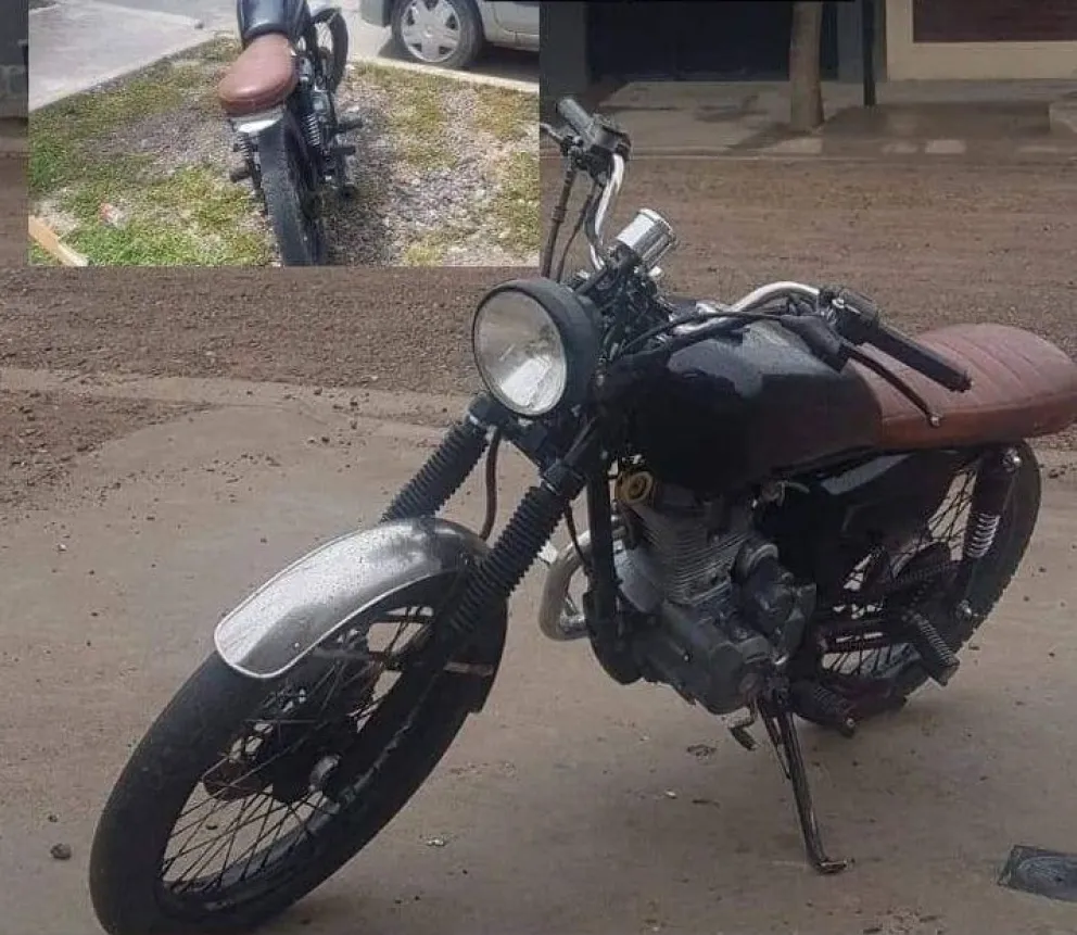 Le robaron la moto y pide ayuda a través de las redes sociales 
