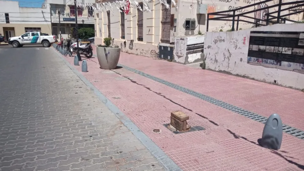 Chocó una columna de luz y una maceta: admitió su culpa y se hará cargo del arreglo