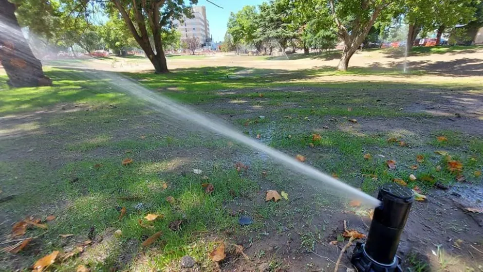 Habilitarán en el corto plazo los jardines del Ministerio de Economía 