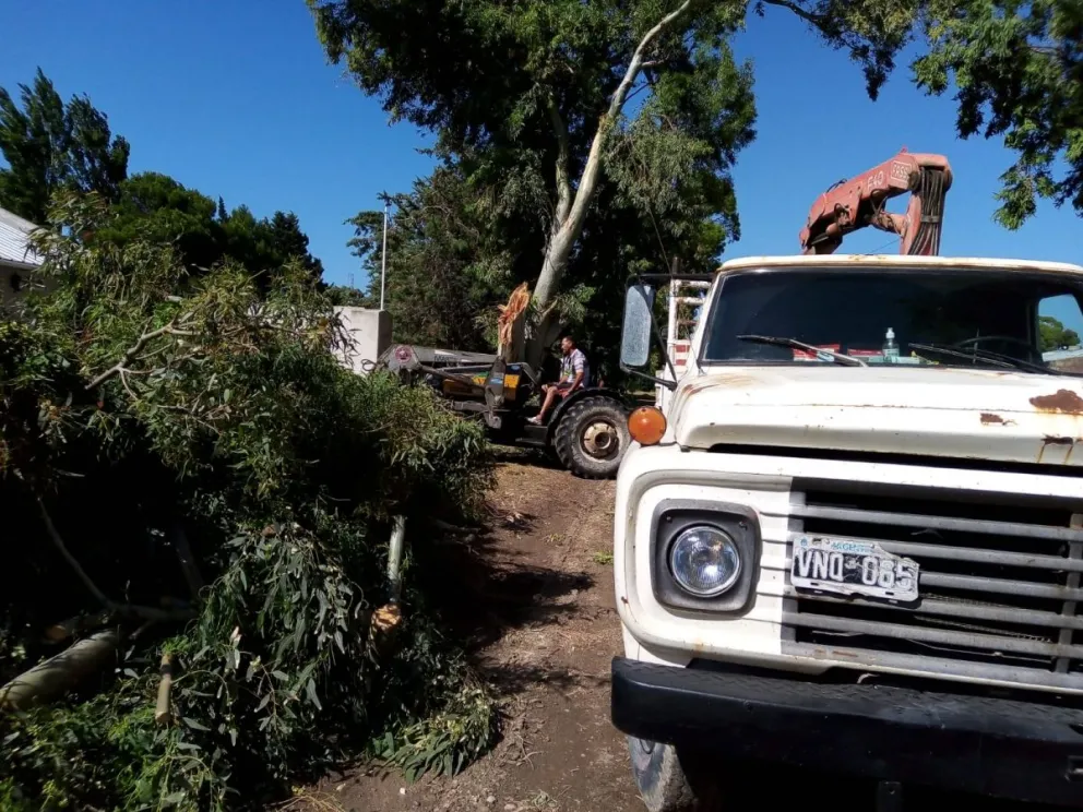 Fuerte temporal causó inconvenientes en el balneario El Cóndor